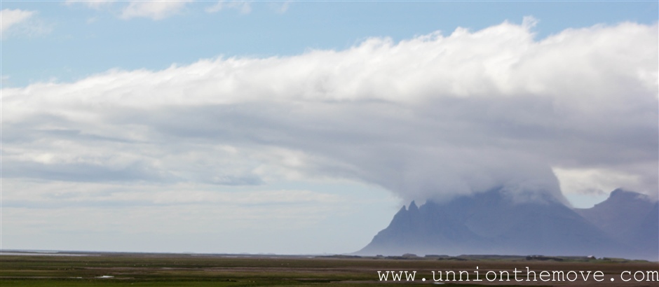 Cloud formation in South Iceland