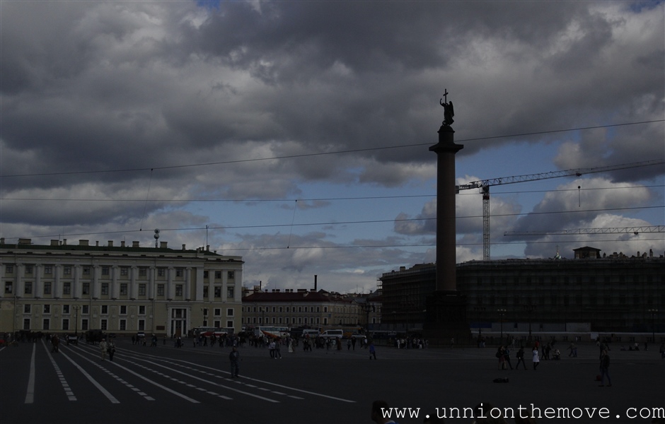 The palace square and the Alexanders Column