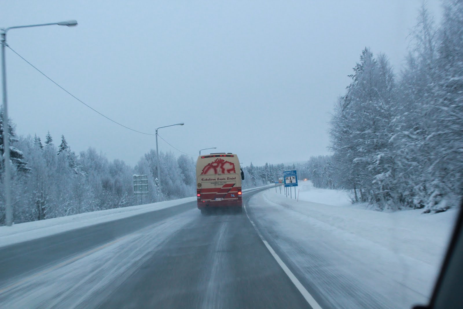 Its a bit chilly out here in the Finnish Lapland!!